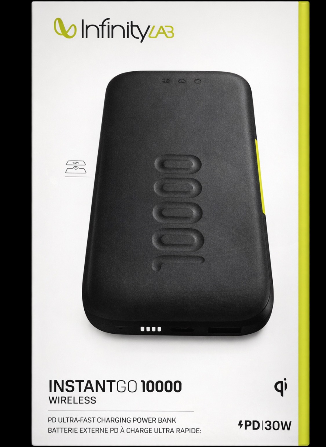 InfinityLAB InstantGo 10000 Wireless Power Bank